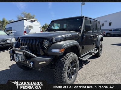 2021 Jeep Wrangler Unlimited Willys**CF CERT 1 OWN**