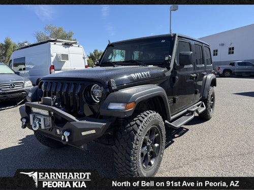 2021 Jeep Wrangler Unlimited Willys**CF CERT 1 OWN**
