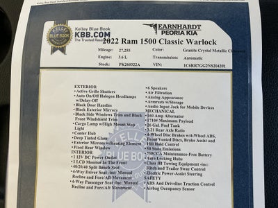 2022 RAM 1500 Classic Warlock