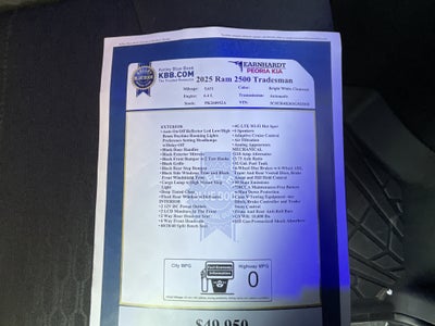 2025 RAM 2500 Tradesman