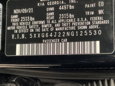 2022 Kia K5 GT-Line* 1 OWNER / LOW MILES