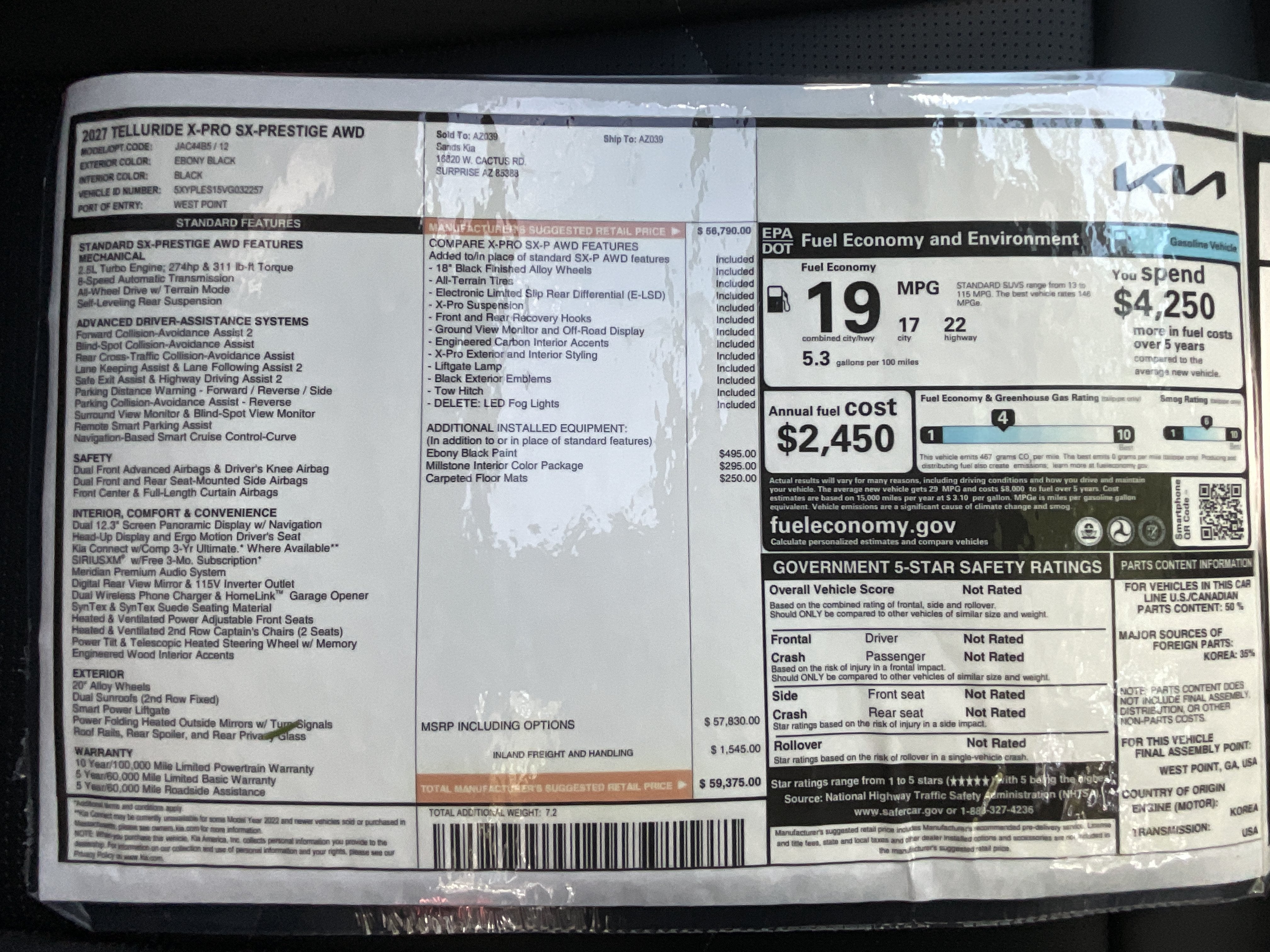 2027 Kia Telluride X-Pro SX-Prestige