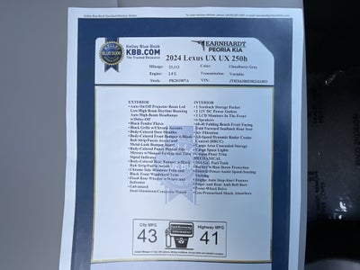 2024 Lexus UX UX 250h