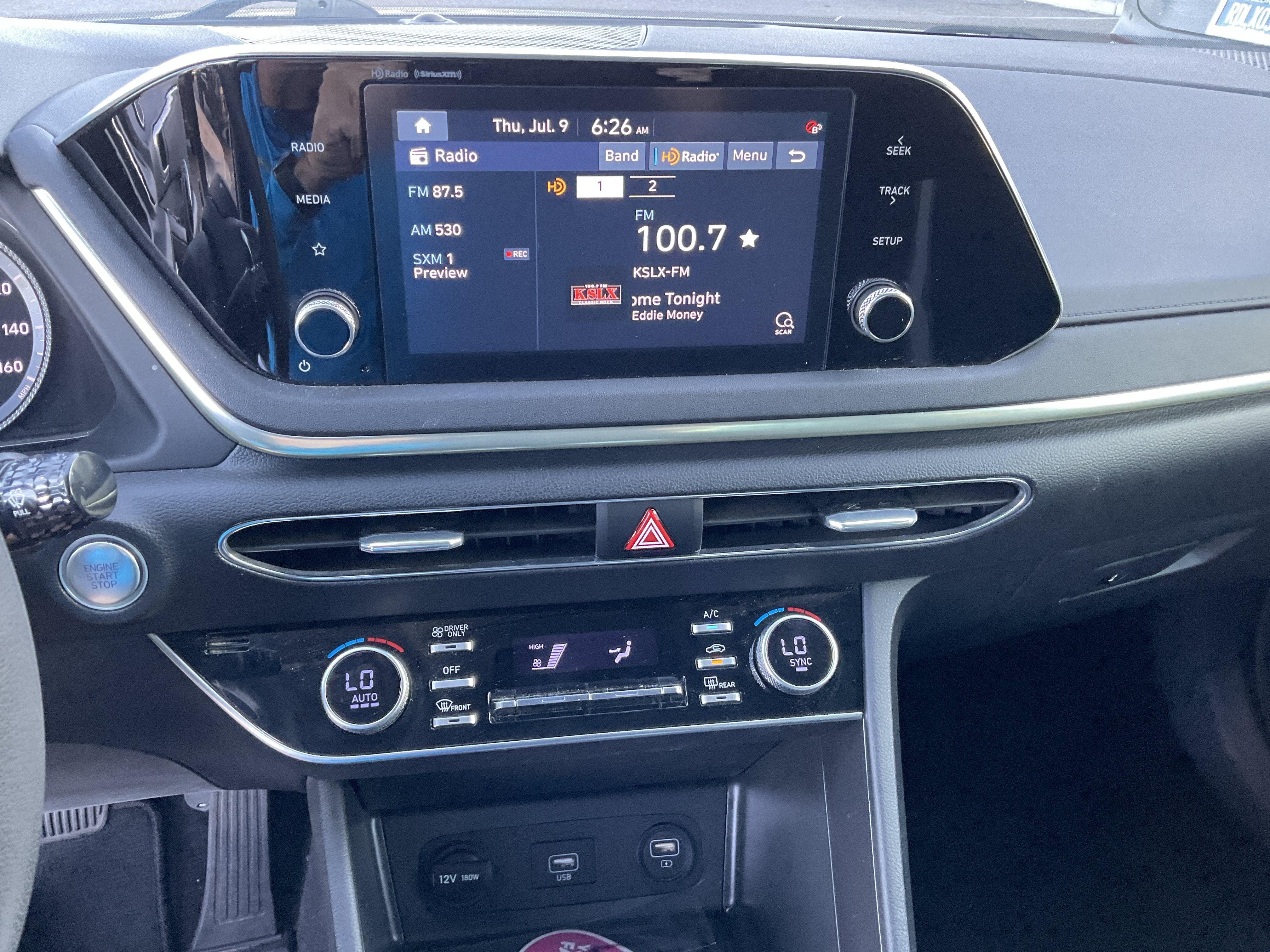 2022 Hyundai Sonata Hybrid Blue