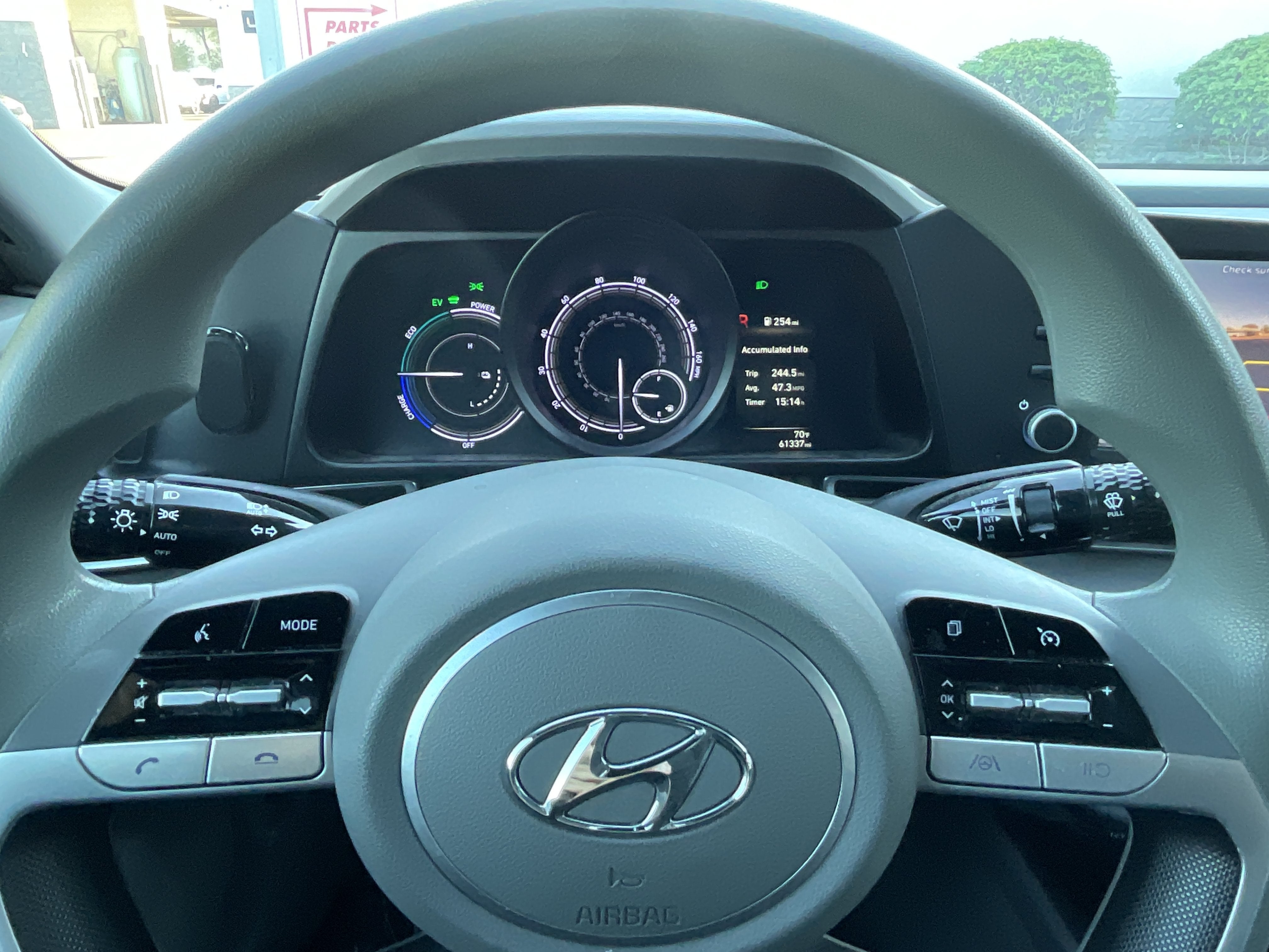 2022 Hyundai Elantra Hybrid Blue