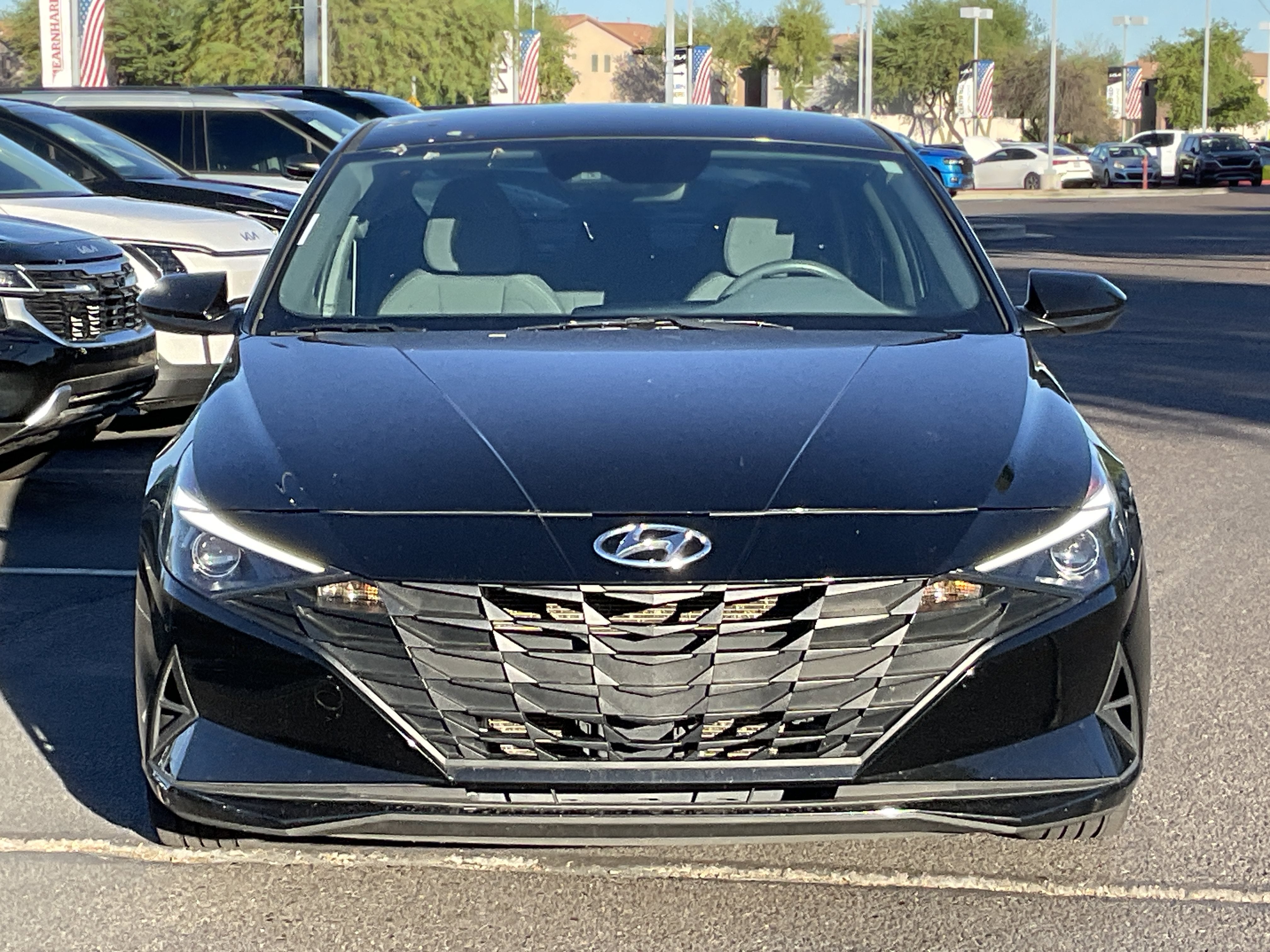 2022 Hyundai Elantra Hybrid Blue