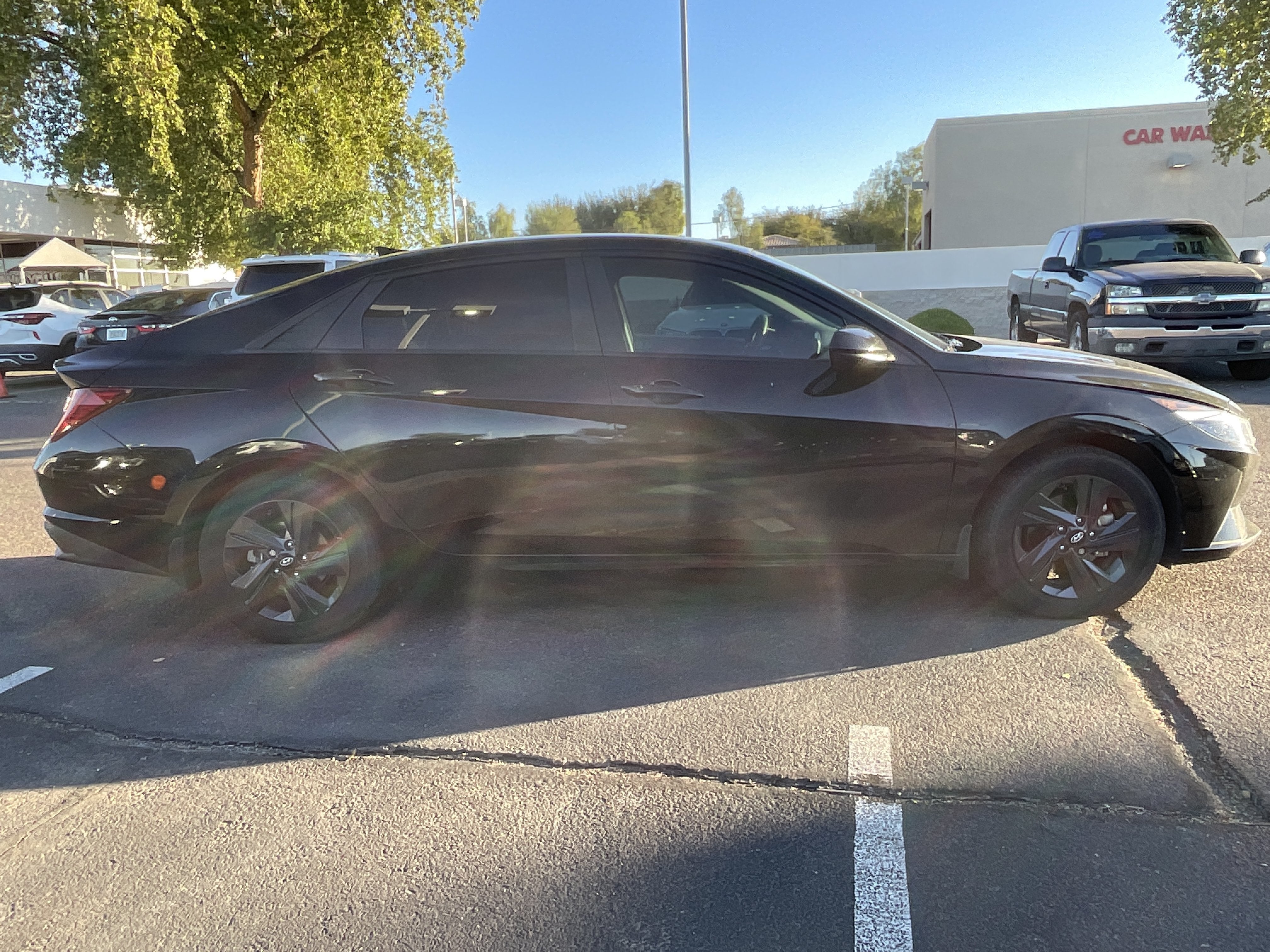 2022 Hyundai Elantra Hybrid Blue