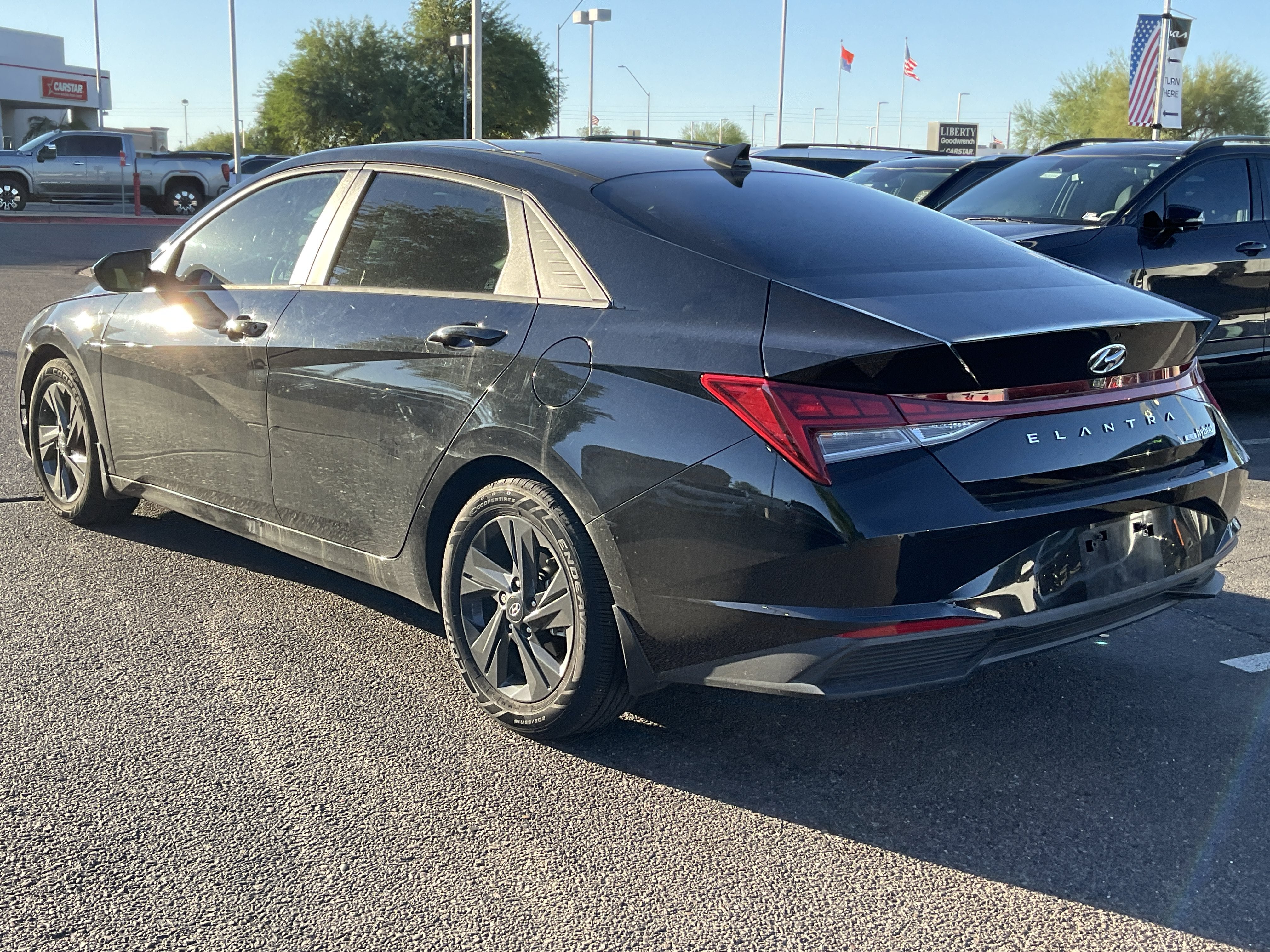 2022 Hyundai Elantra Hybrid Blue