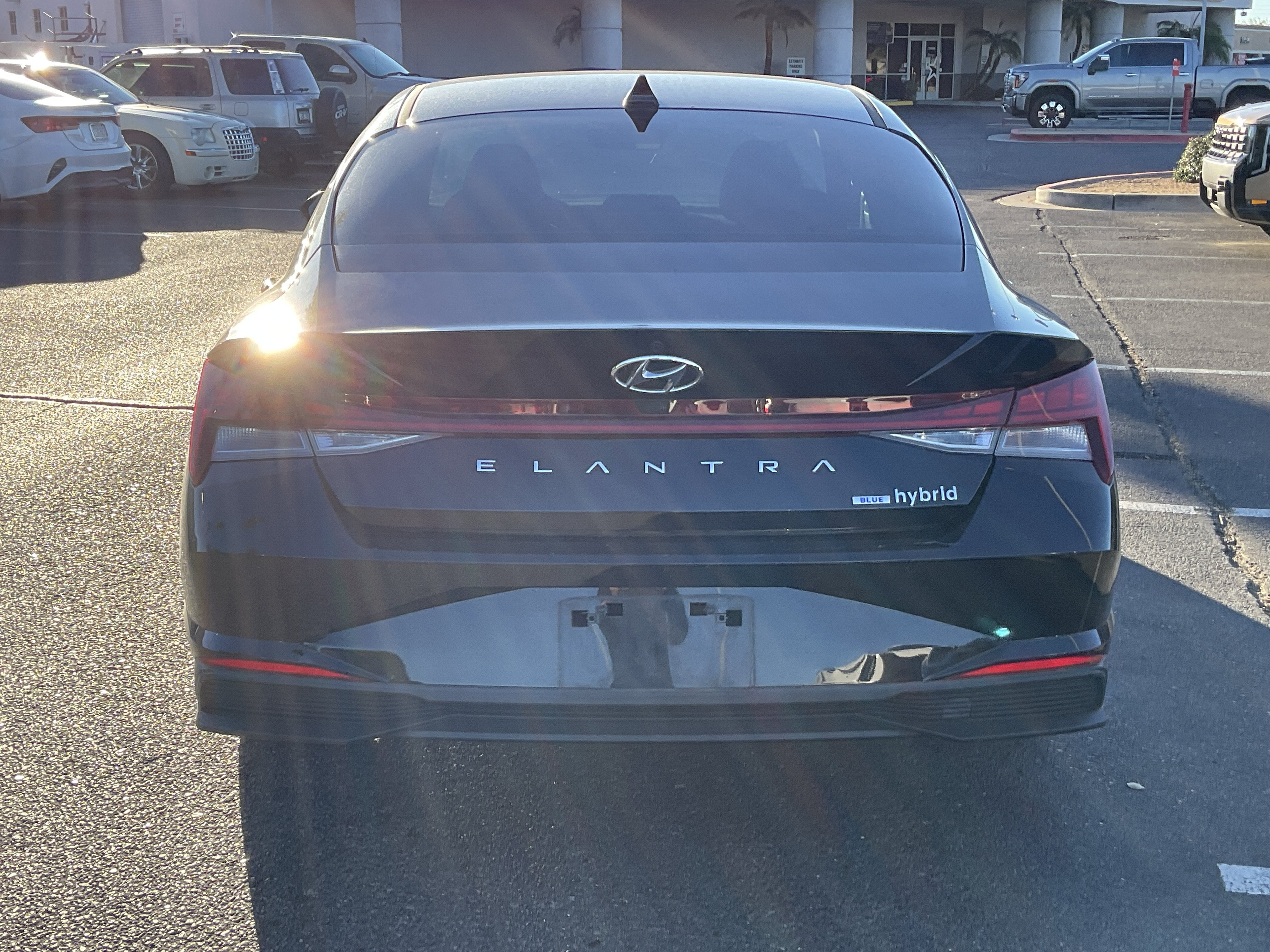 2022 Hyundai Elantra Hybrid Blue