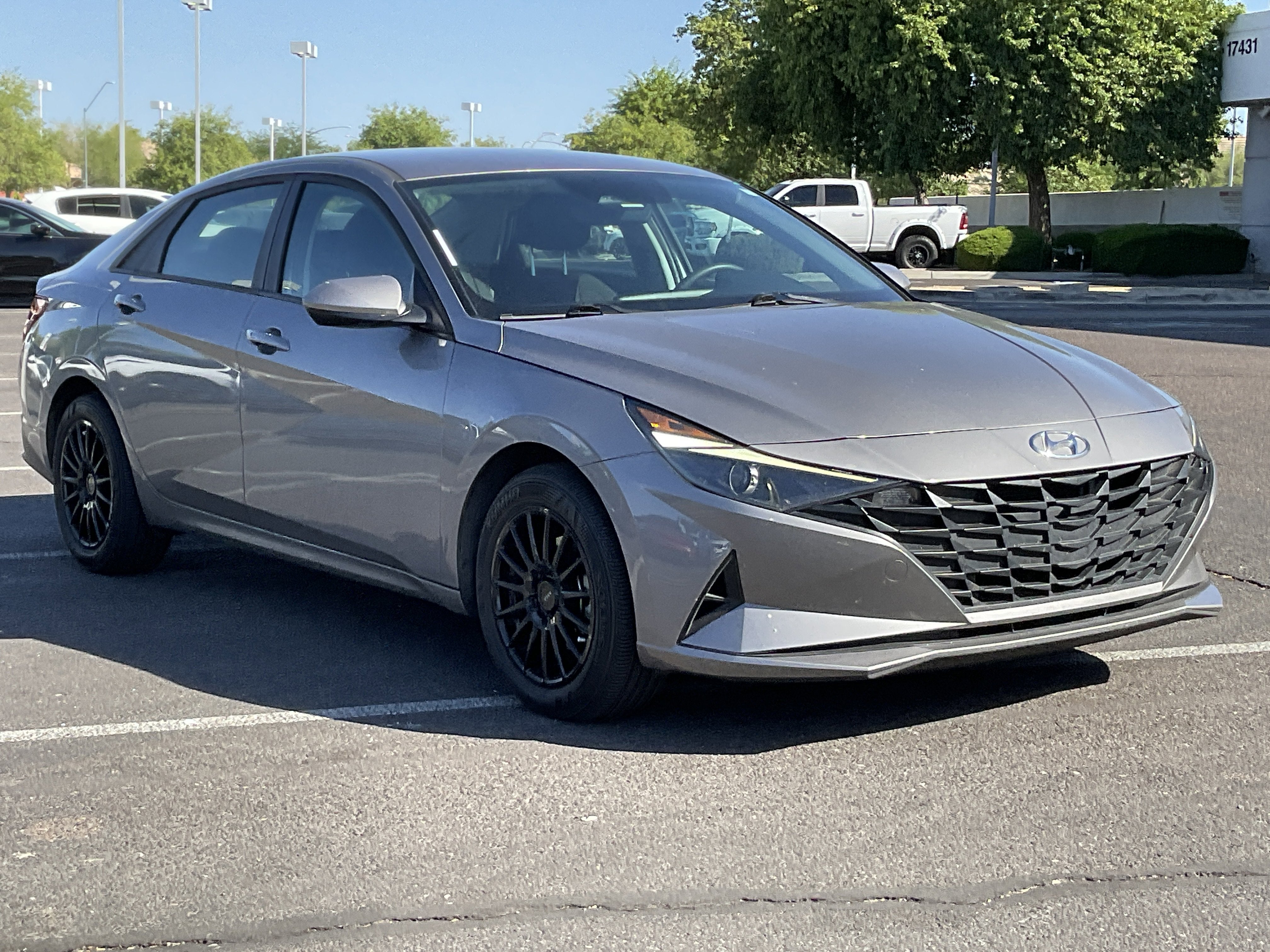 2023 Hyundai Elantra Hybrid Blue