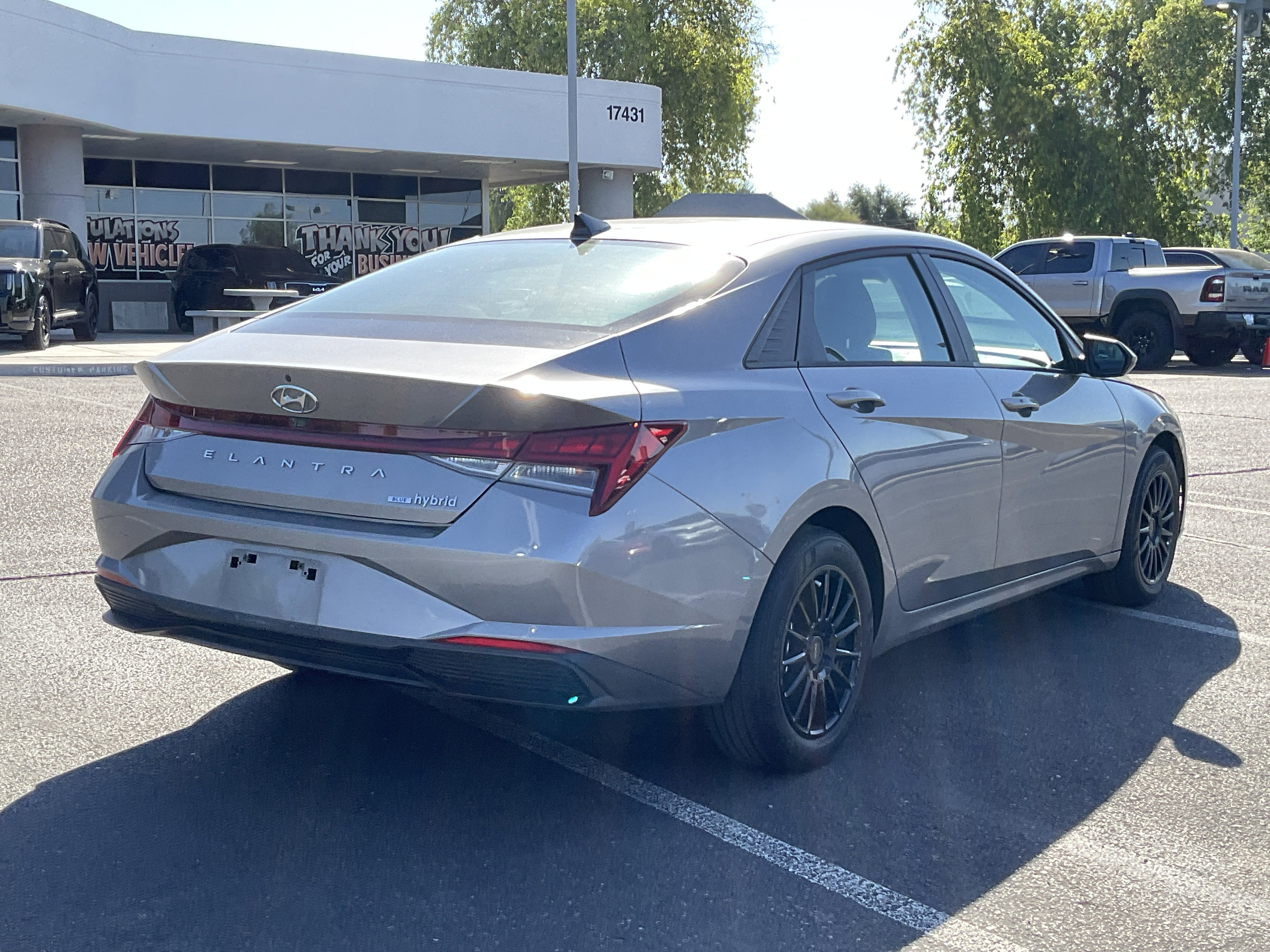 2023 Hyundai Elantra Hybrid Blue