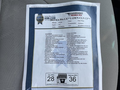 2013 Kia Rio LX**1 OWN CLN CF**