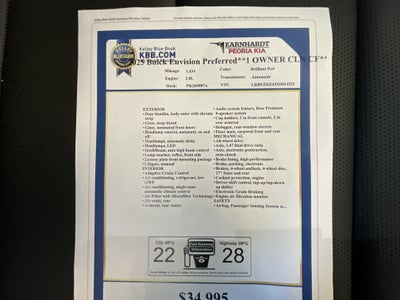 2025 Buick Envision Preferred**1 OWNER CLN CF**