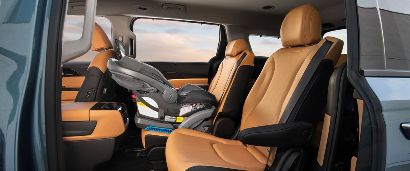 Kia Carnival Child Safety Seating Area Illustration