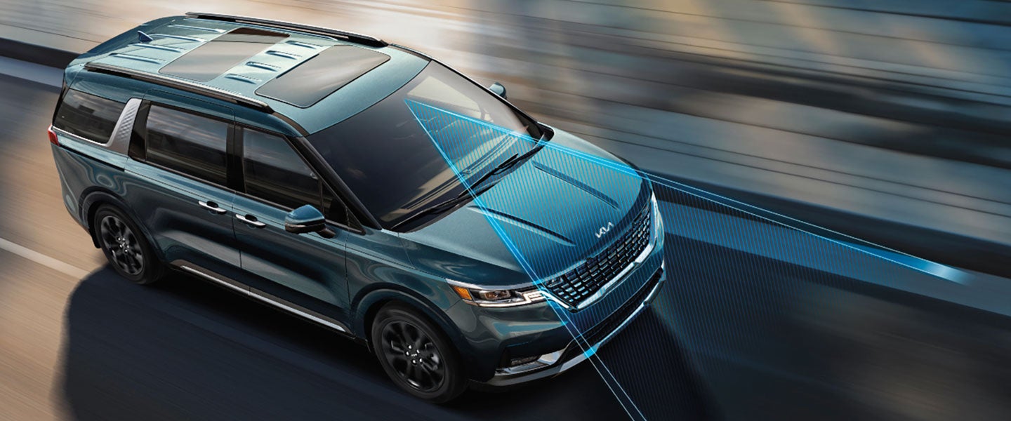 Kia Carnival Highway Driving Assistance Illustration