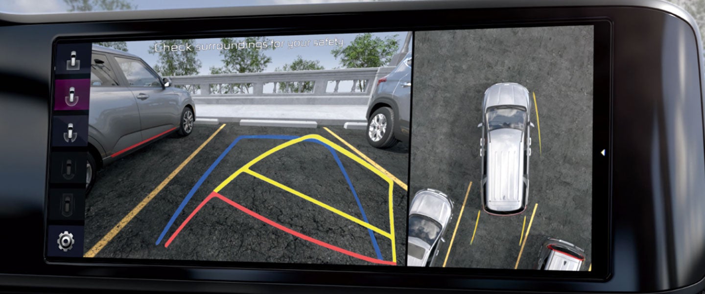 Kia Carnival 360 Degree View Illustration