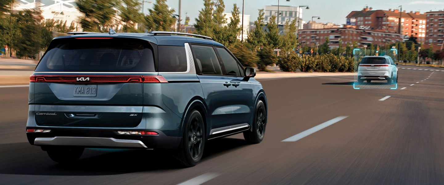 Kia Carnival Smart Cruise Control Illustration