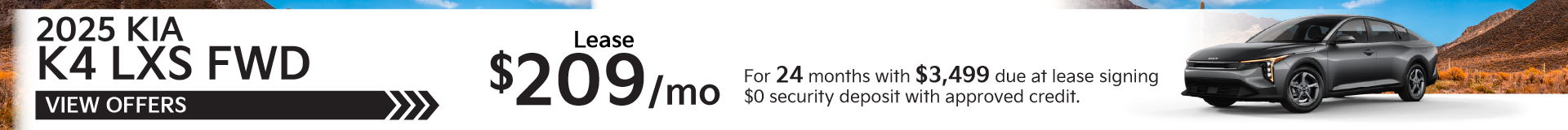 2026 Kia K4 LXS FWD