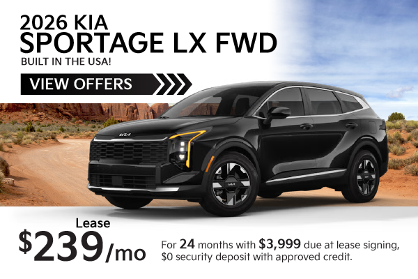 2026 Kia Sportage LX FWD • BUILT IN THE USA!