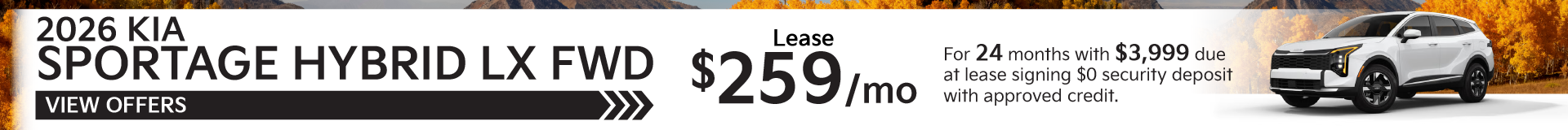 2026 Kia Sportage HYBRID LX FWD