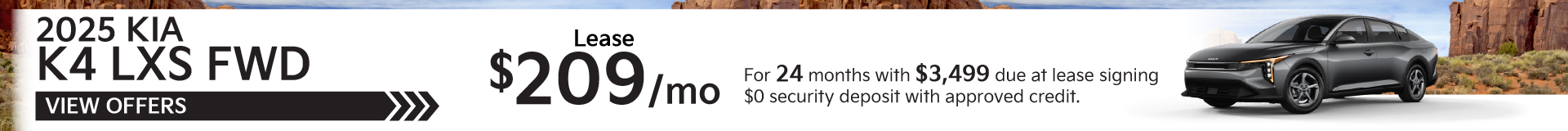 2025 Kia K4 LXS FWD