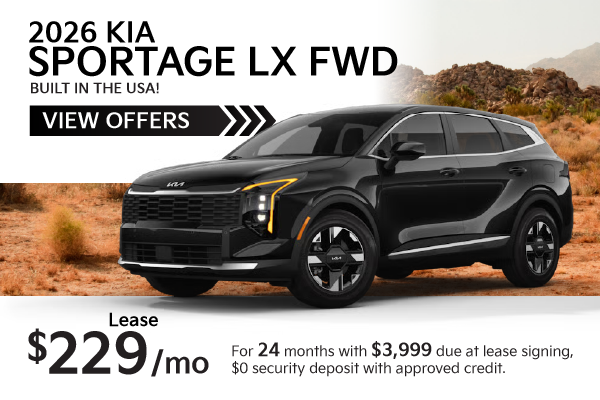 2026 Kia Sportage LX FWD • BUILT IN THE USA!
