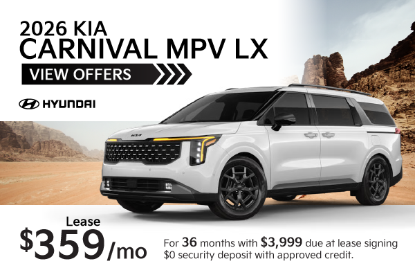 2026 Kia Carnival MPV LX