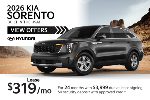 2026 Kia Sorento LX FWD • BUILT IN THE USA!