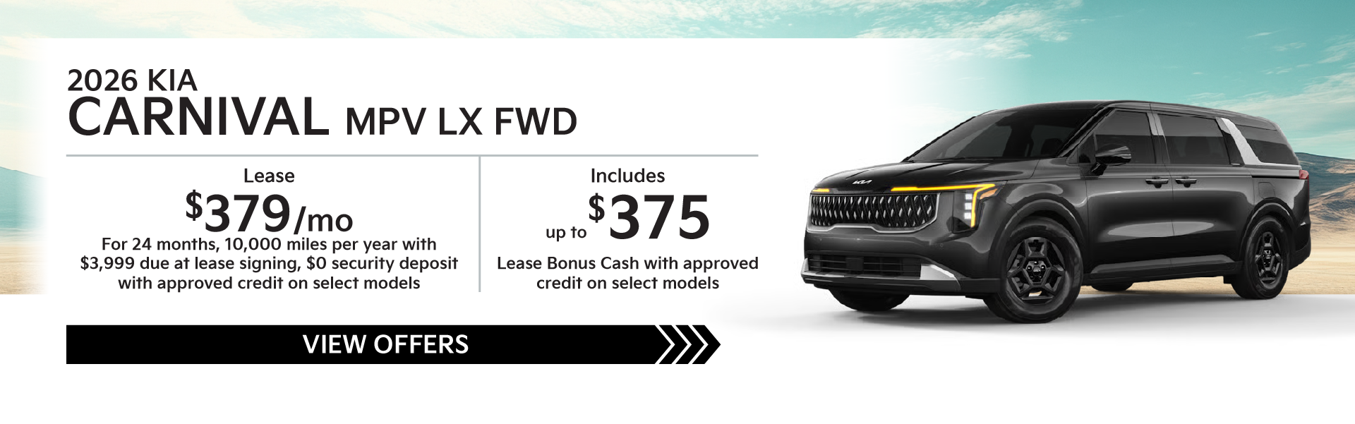2026 Kia Carnival MPV LX FWD