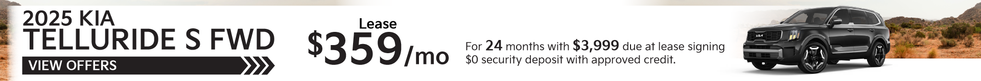 2025 Kia Telluride S FWD