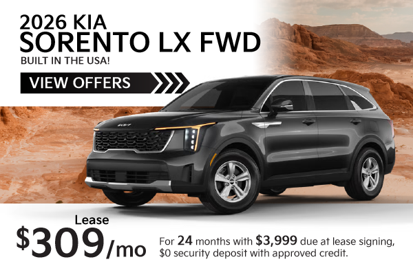 2026 Kia Sorento LX FWD • BUILT IN THE USA!