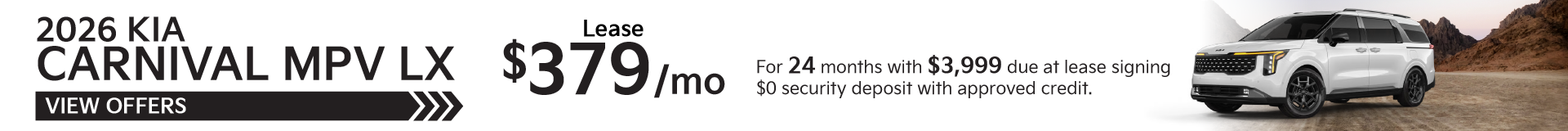2026 Kia Carnival MPV LX