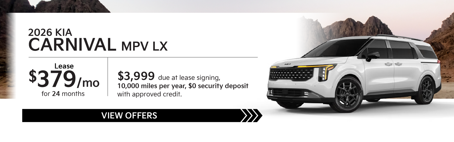 2026 Kia Carnival MPV LX FWD