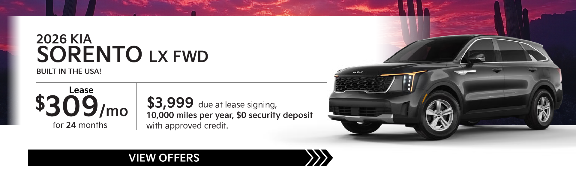 2026 Kia Sorento LX FWD