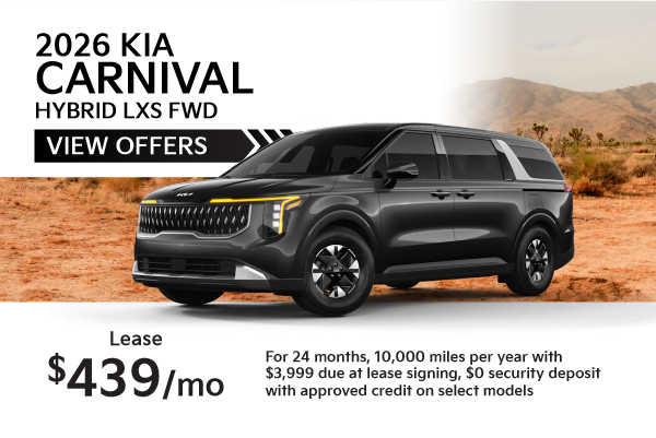 2026 Kia Carnival Hybrid LXS FWD